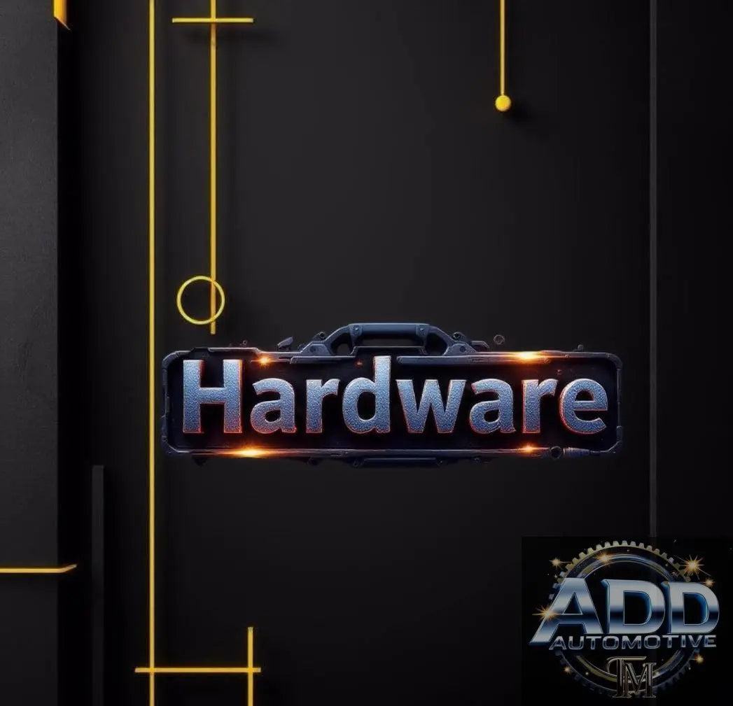Hardware from ADD Automotive proprietary security bolts and bits made in USA for secure projects