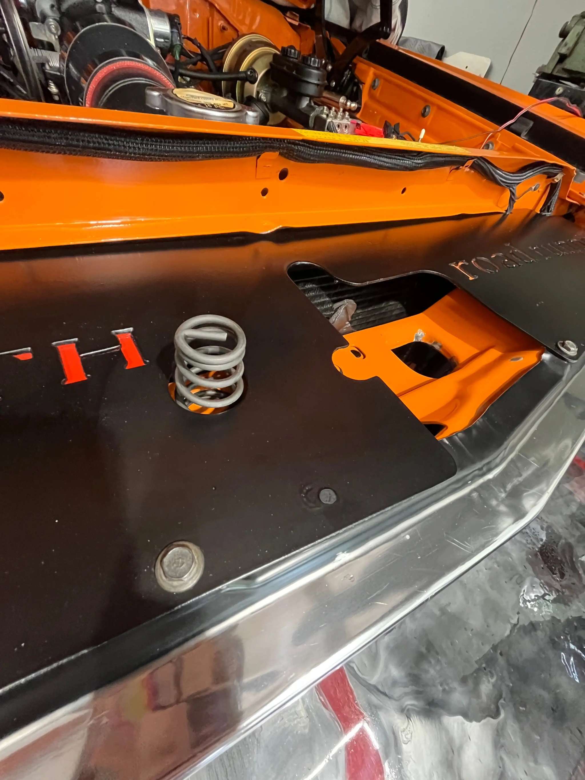 1969 Plymouth Roadrunner top show panel made from marine-grade aluminum with improved cooling and seamless fitment