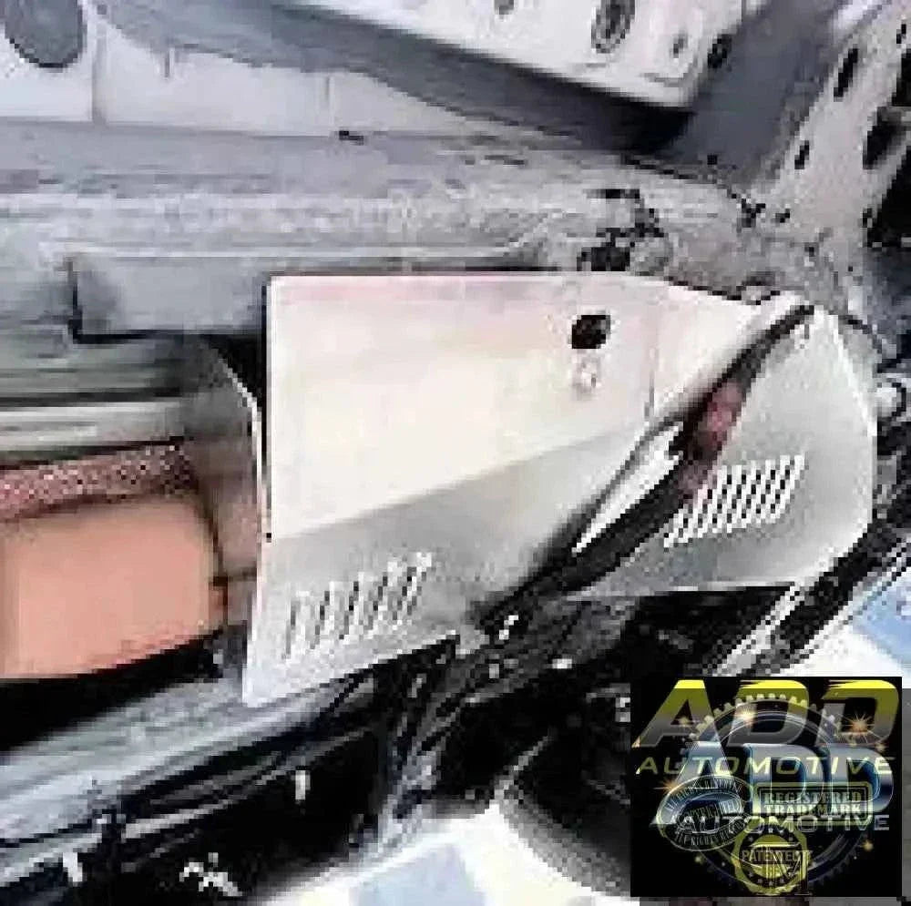 2005-2023 Toyota Tacoma 4-cylinder catalytic converter shield with marine-grade aluminum and louvered ventilation