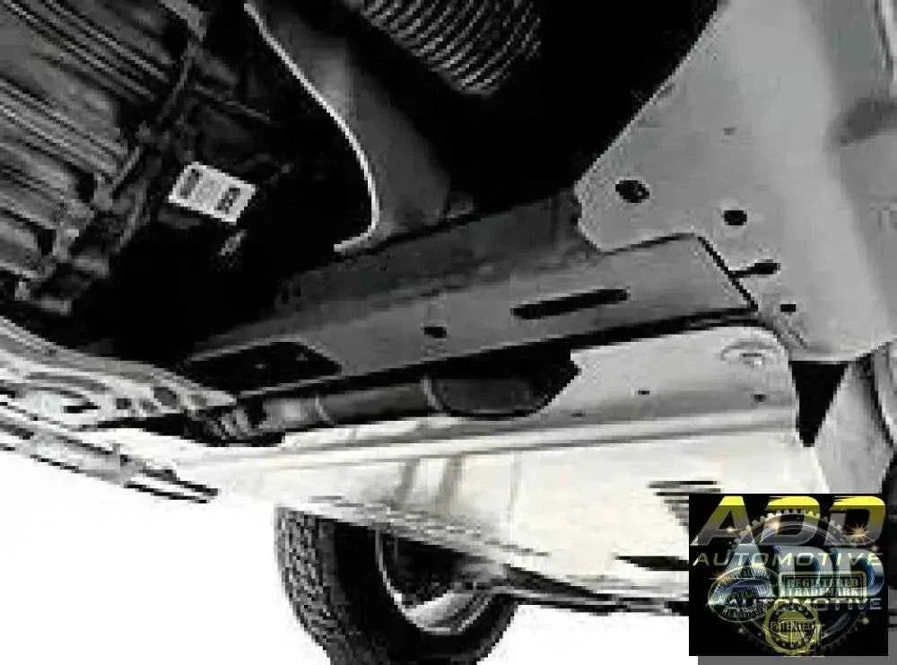 Silver Ford Expedition catalytic converter shield with louvers and security bolts, fits 2005-2026 models