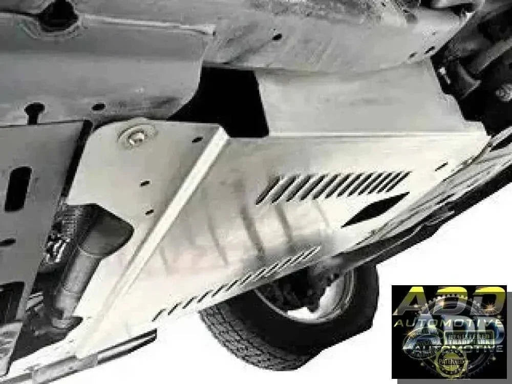 2005-2026 Ford Expedition catalytic converter shield made of marine-grade aluminum with louvers and security bolts for theft protection