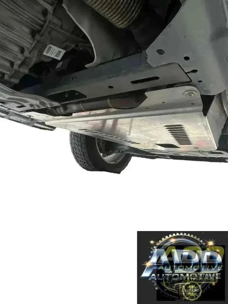 2005-2026 Ford F-150 catalytic converter shield marine-grade aluminum skid plate with security bolts and ventilation slots