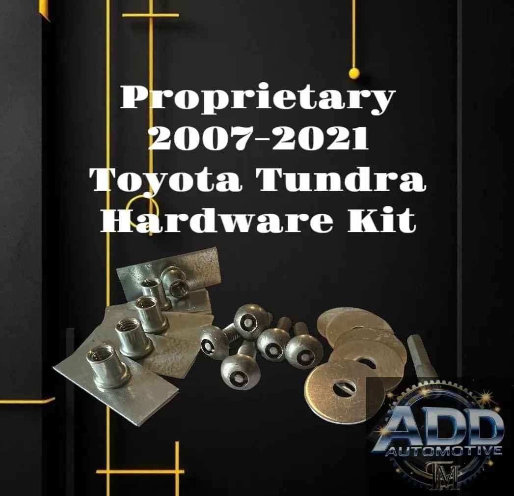 2007-2021 Toyota Tundra catalytic converter cat shield hardware kit with patented bolts and brackets