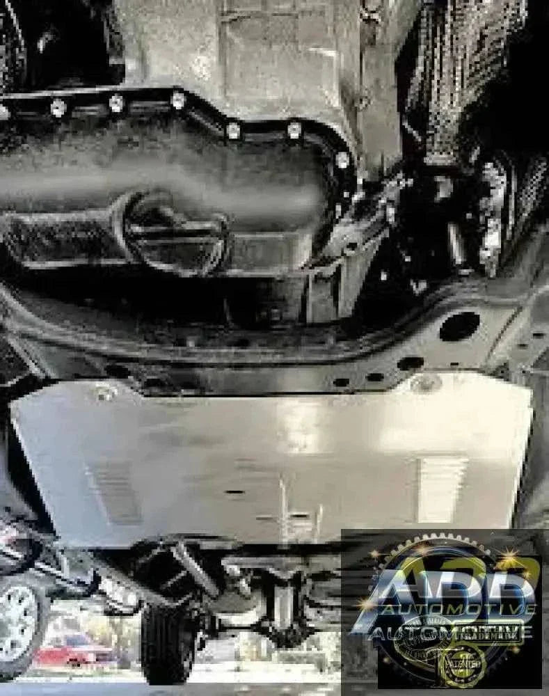 2007-2026 Toyota Tundra catalytic converter anti-theft shield made of marine-grade aluminum with ventilation louvers and security bolts