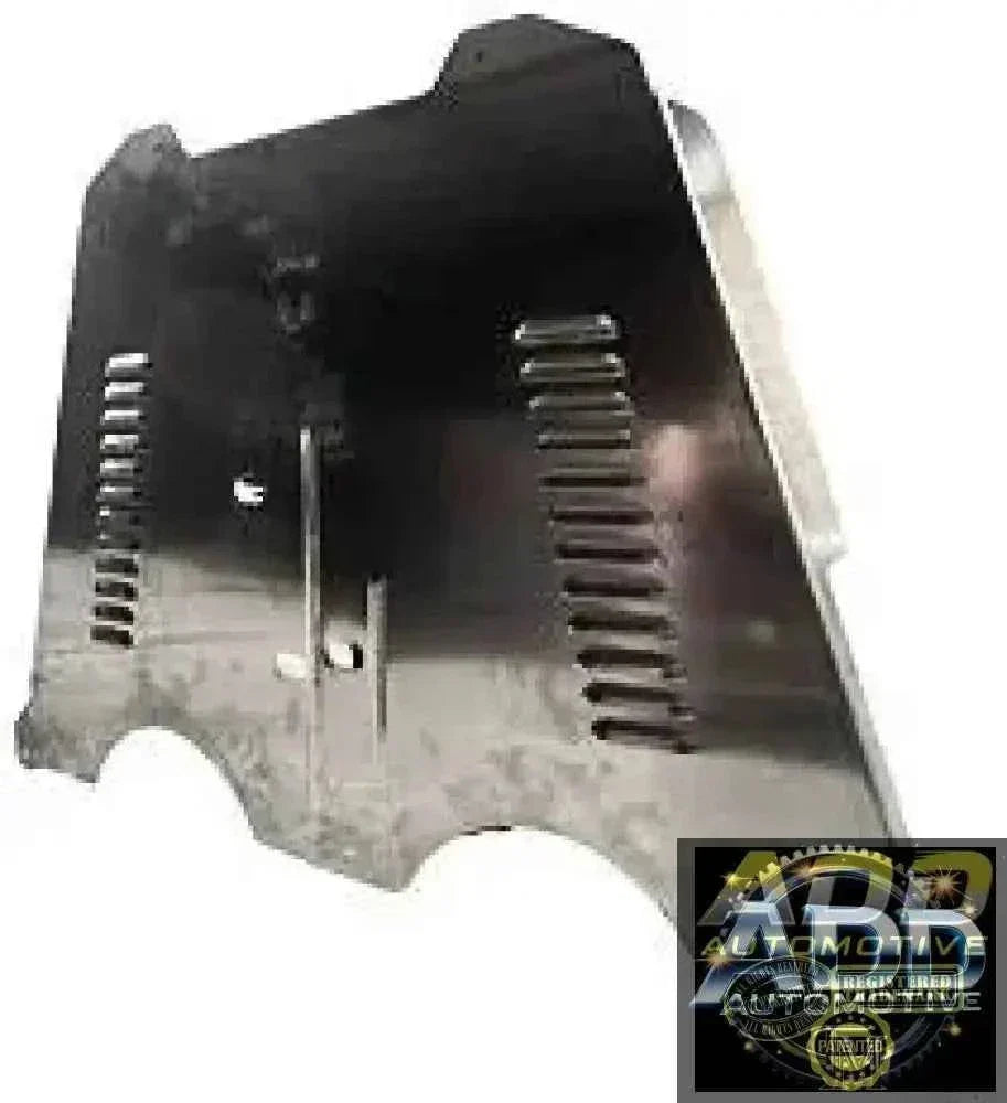 Toyota Tundra 2007-2026 catalytic converter anti-theft aluminum shield with ventilation louvers and security bolts