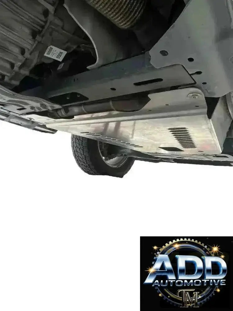 2009-2027 Ford F-150 catalytic converter shield marine-grade aluminum skid plate with security bolts and ventilation slots