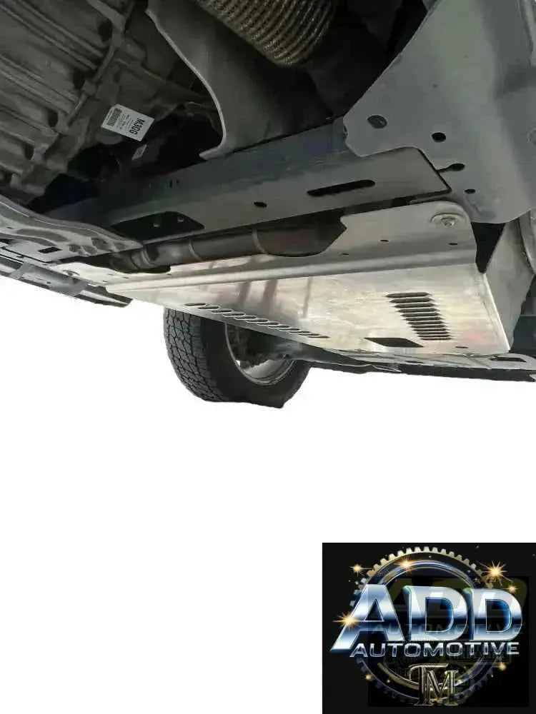 2005-2026 Ford F-150 catalytic converter shield marine-grade aluminum skid plate with security bolts and ventilation slots