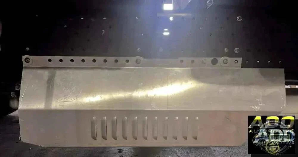 2015-2026 Isuzu 3500 & 4500 catalytic converter shield with marine-grade aluminum and louvers for ventilation
