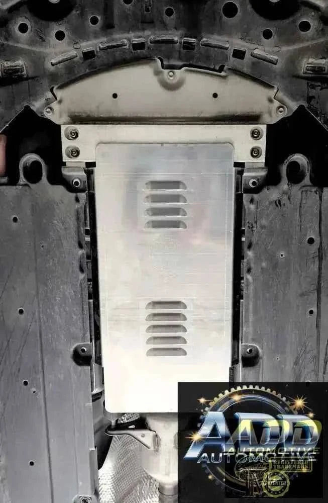 2016-2022 Toyota Prius catalytic converter anti-theft shield skid plate silver aluminum