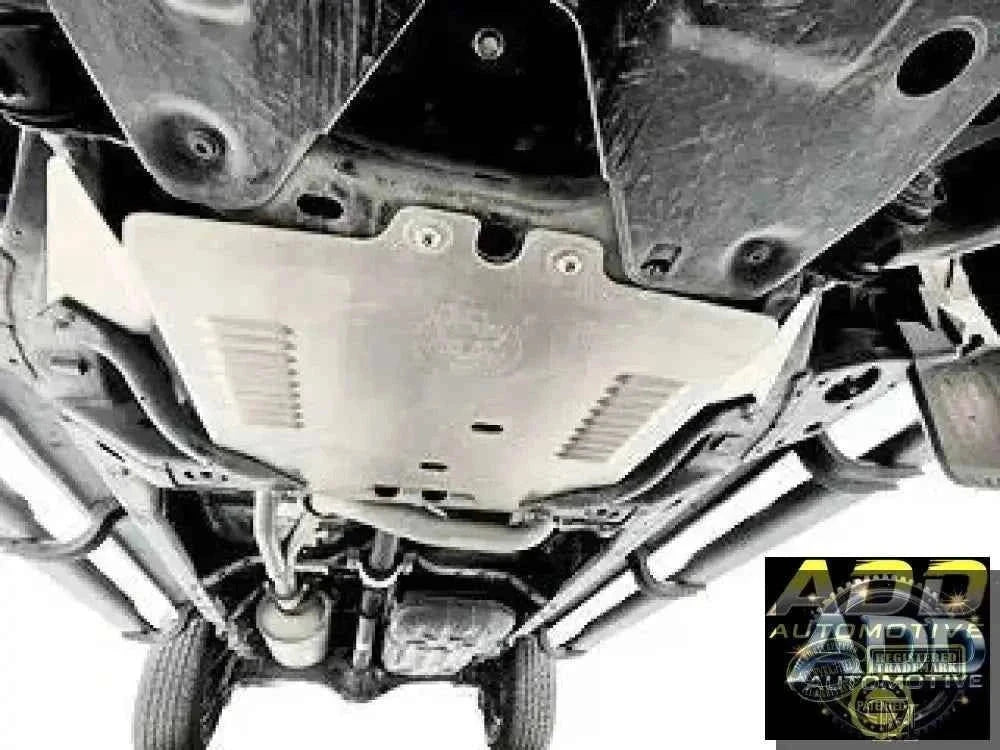 2016-2023 Toyota Tacoma 4x4 catalytic converter shield with anti-theft protection and skid plate