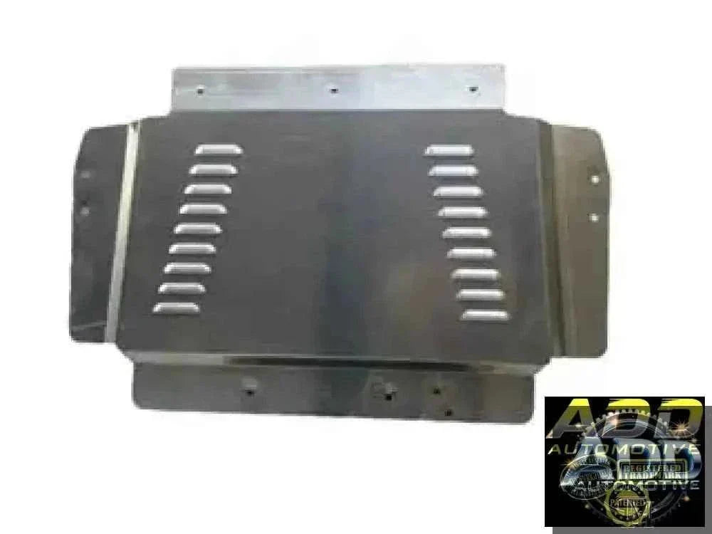 2019-2026 Chevrolet Silverado catalytic converter shield with aluminum skid plate and anti-theft features