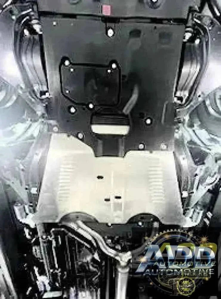 2023-2026 Lexus LX 600 catalytic converter shield made of marine-grade aluminum with louvers and security bolts