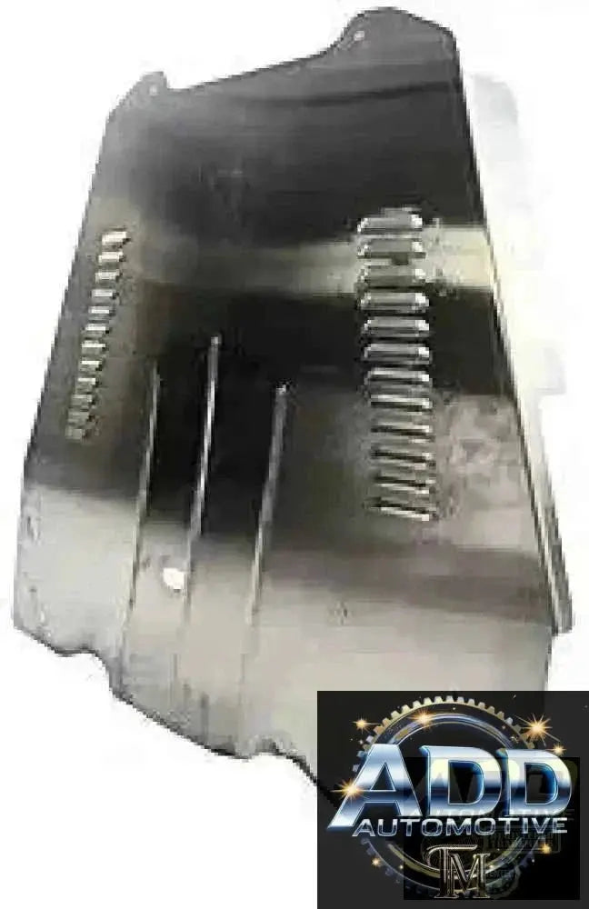 2023-2026 Toyota Sequoia Hybrid catalytic converter shield made of marine-grade aluminum with louvers and security bolts for theft protection and ventilation