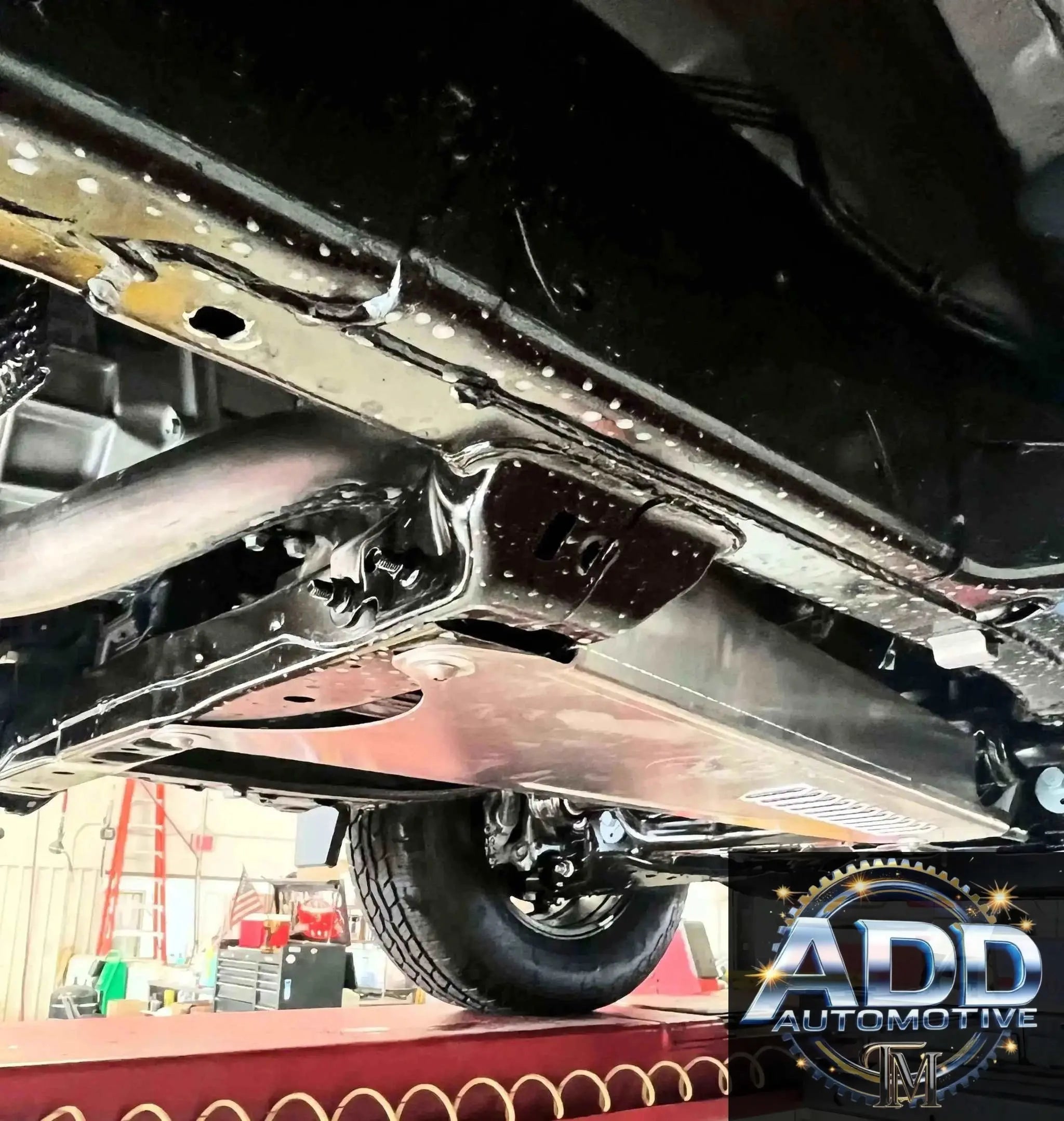 2024-2026 Toyota Tacoma Hybrid catalytic converter shield made of marine grade aluminum with security bolts and louvers for ventilation