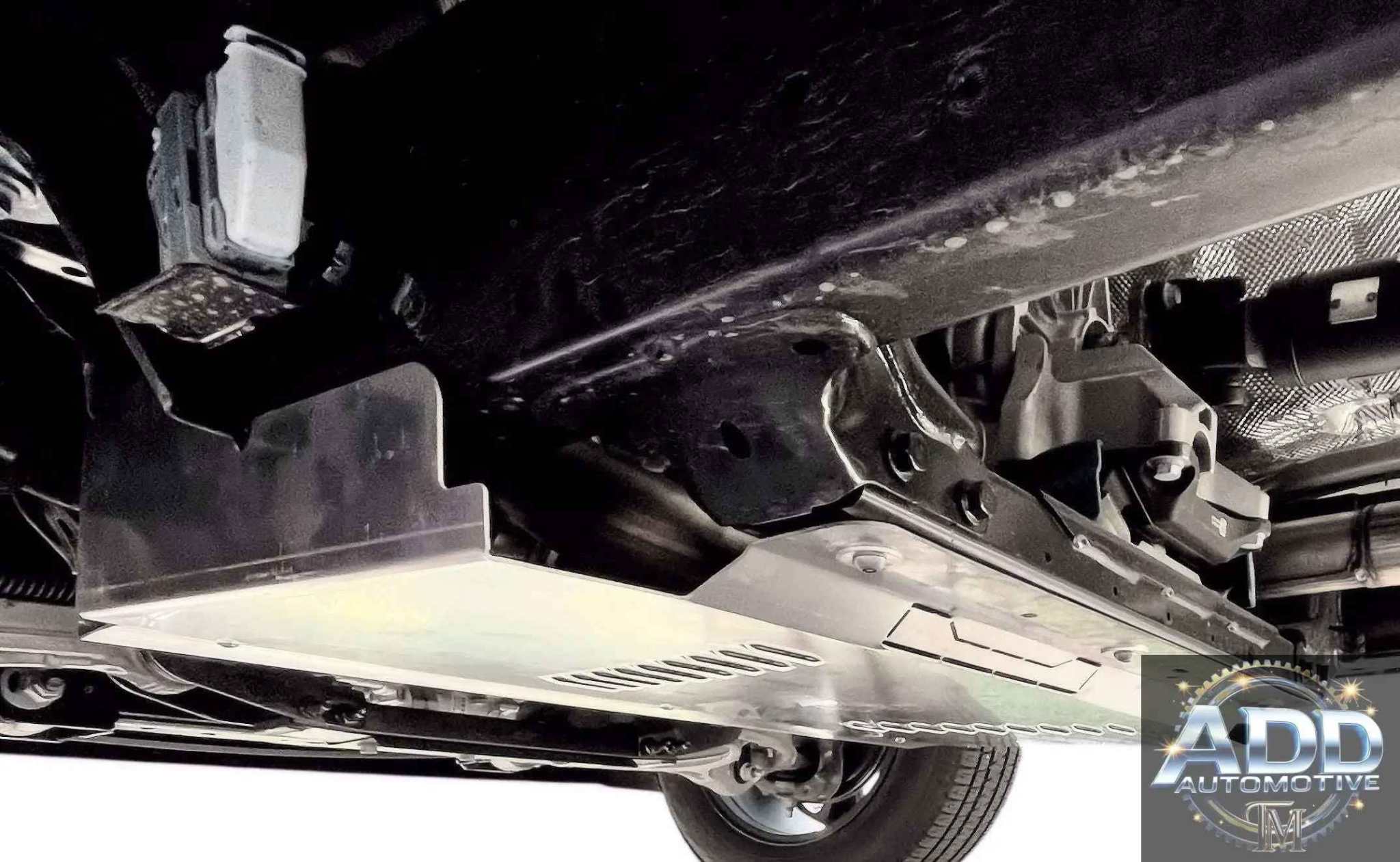 2025-2026 Ram 1500 catalytic converter shield installed under truck for theft protection