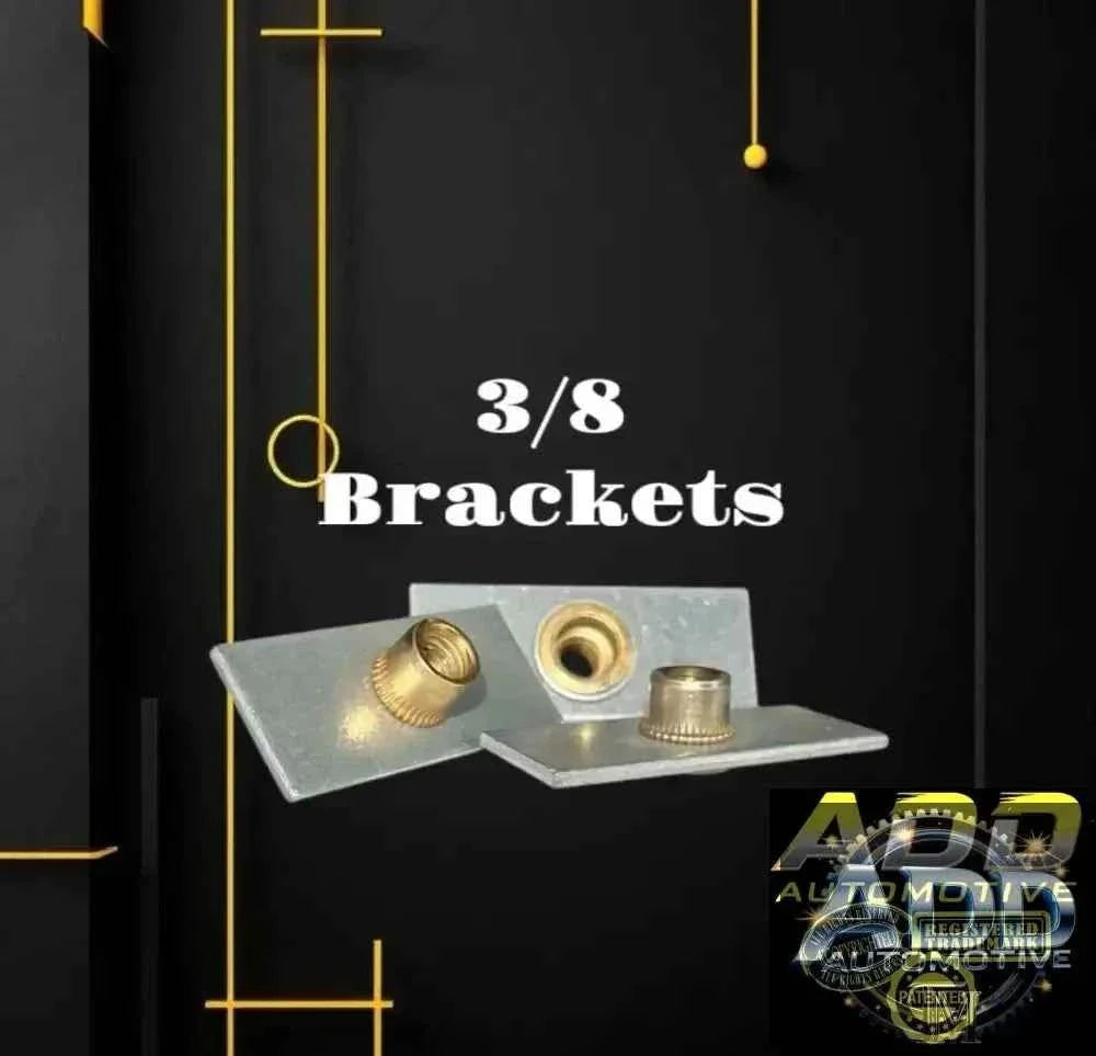 ADD Automotive 3/8 Bracket metal mounting plate with threaded insert for automotive use