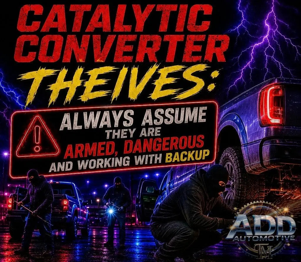Catalytic Converter Thieves: Always Assume They Are Armed, Dangerous, and Working With Backup ADD Automotive