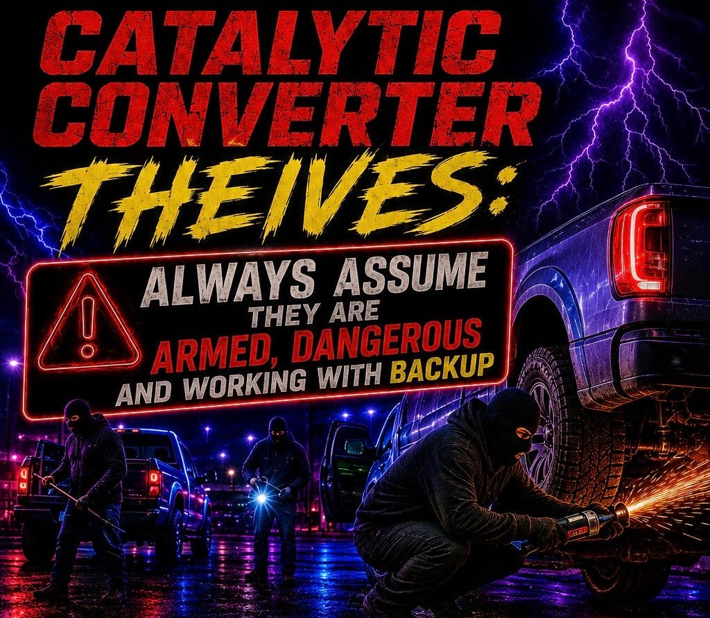 Catalytic Converter Thieves: Always Assume They Are Armed, Dangerous, and Working With Backup