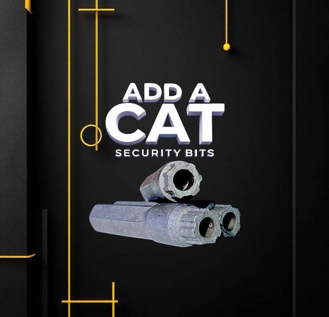 Patented Proprietary Security Bit ADD Automotive tool for secure automotive fastener installation