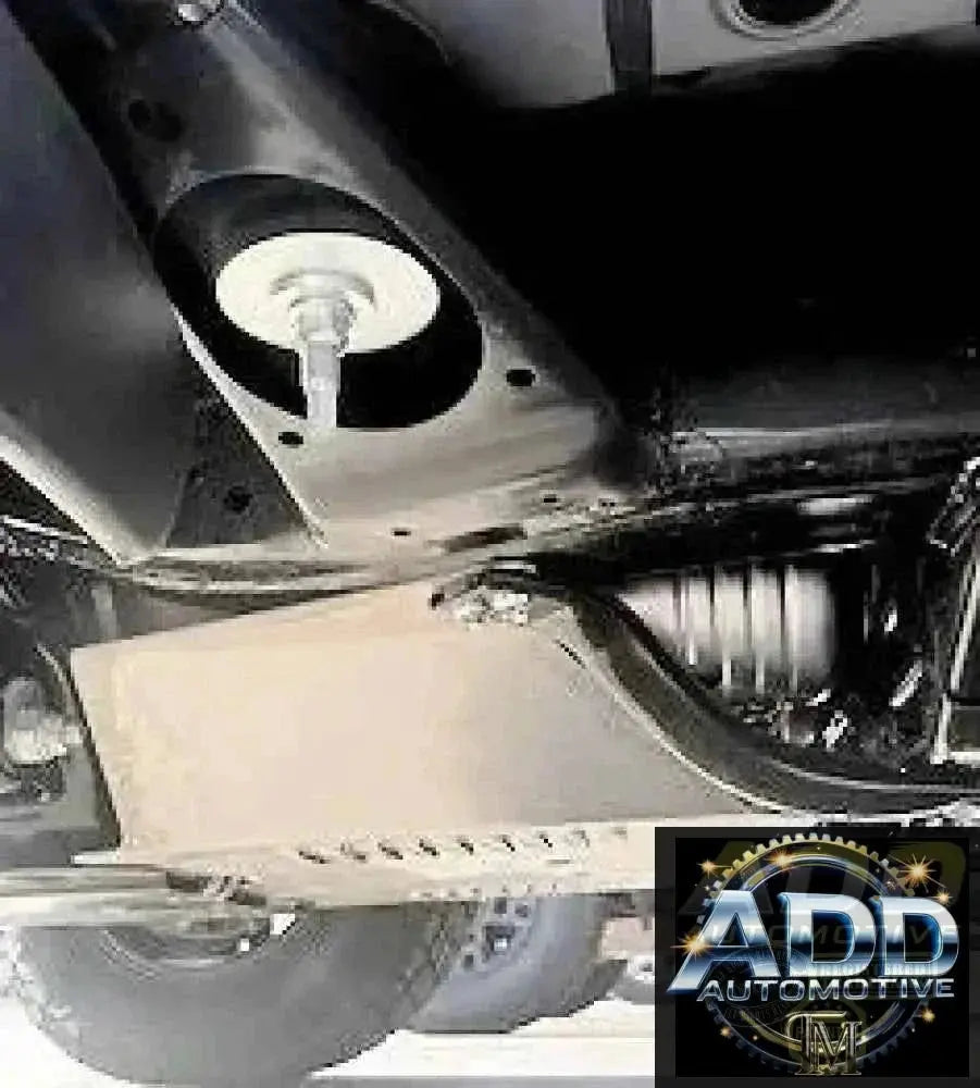 Lexus GX 460 catalytic converter shield with anti-theft design and marine-grade aluminum skid plate