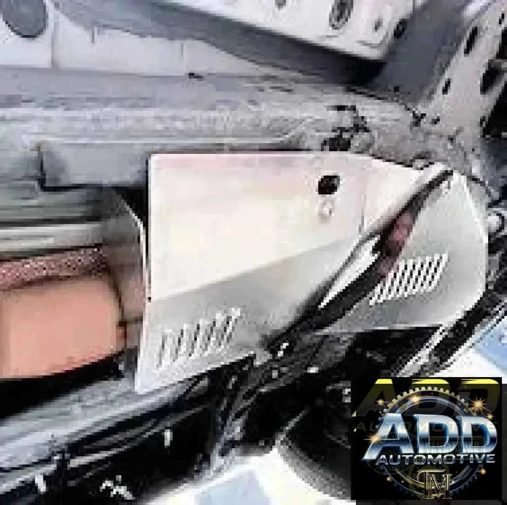 2005-2023 Toyota Tacoma 4-cylinder catalytic converter shield with marine-grade aluminum and louvered ventilation