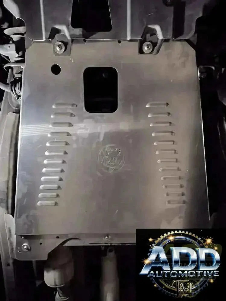 2015-2020 GMC Yukon aluminum catalytic converter shield anti-theft guard underbody skid plate
