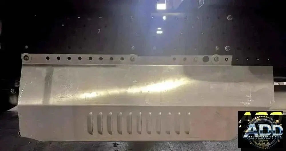 2015-2026 Isuzu 3500 & 4500 catalytic converter shield with marine-grade aluminum and louvers for ventilation