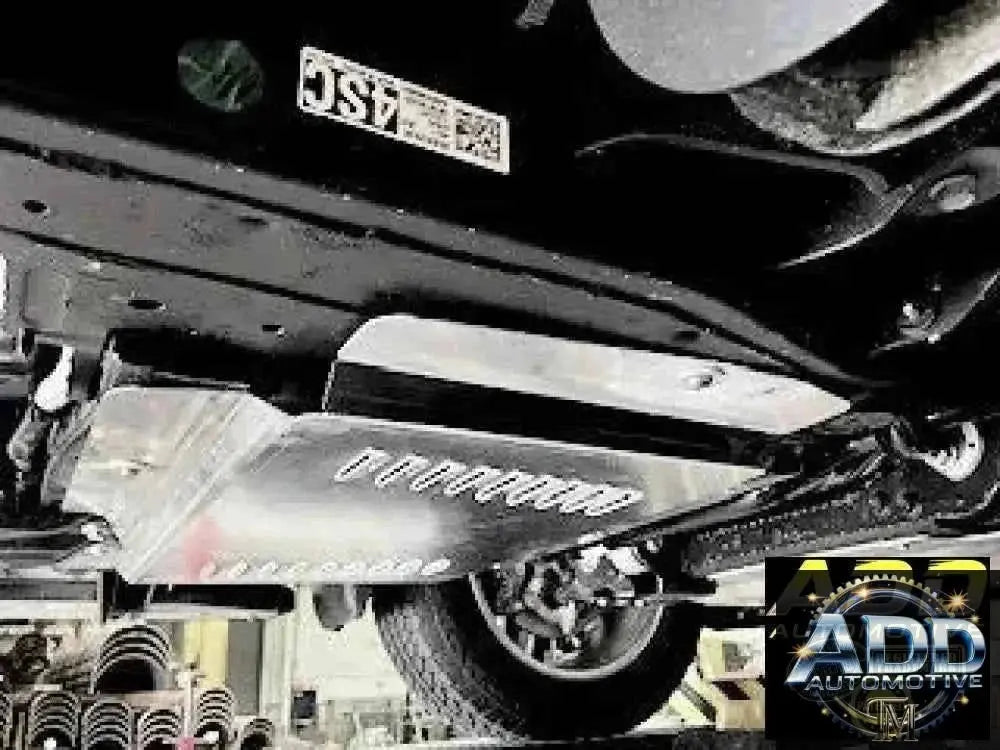 2021-2026 GMC Yukon catalytic converter shield skid plate silver aluminum anti-theft protection