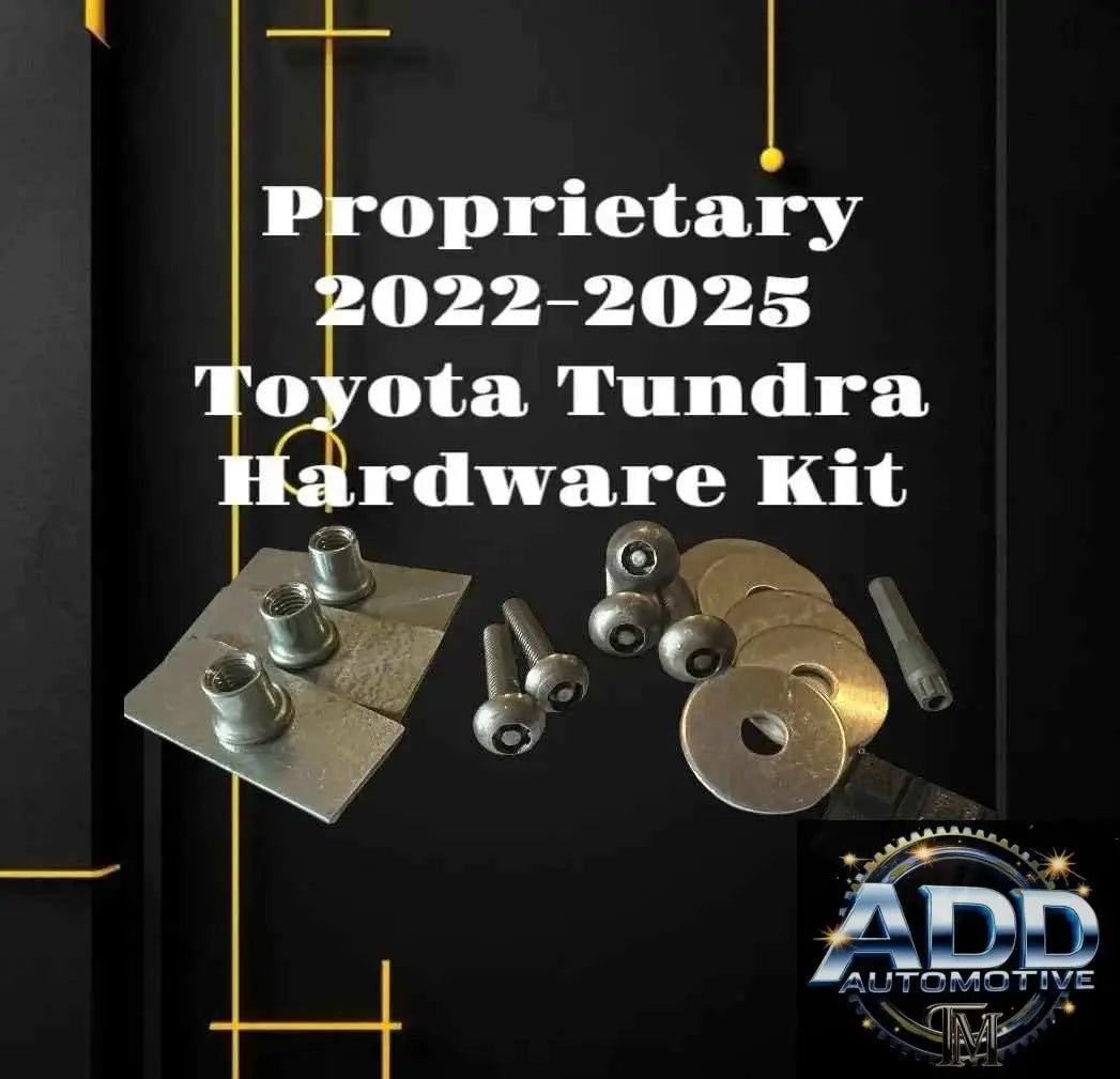 2022-2026 Tundra Cat Shield Hardware kit with patented security bolts and brackets for catalytic converter protection