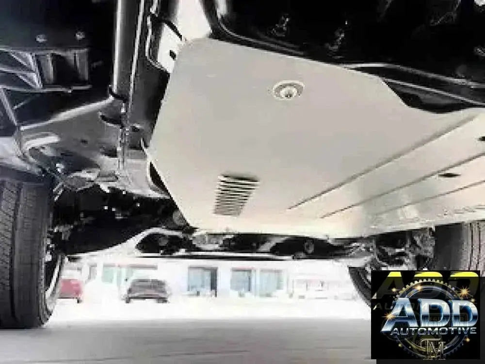 2023-2026 Toyota Sequoia Hybrid catalytic converter shield made of marine-grade aluminum with ventilation louvers and security bolts