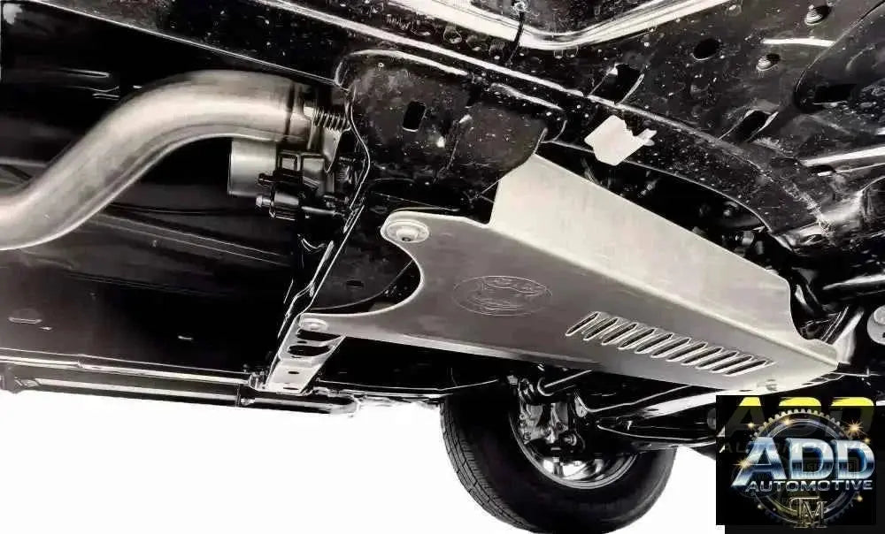 2024-2026 Toyota Tacoma catalytic converter shield with tamper-resistant bolts and louvered ventilation slots