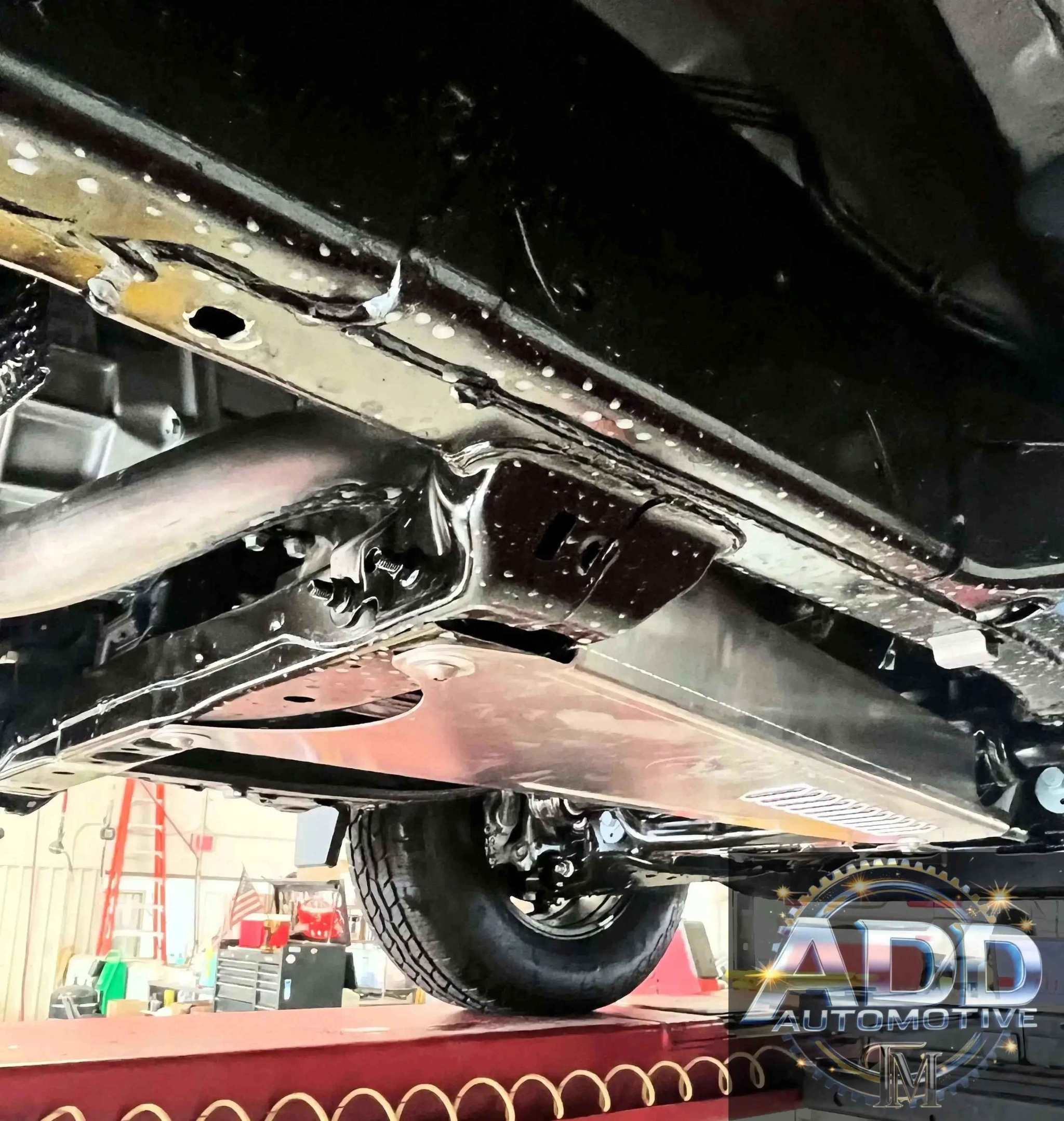 2025-2026 Toyota 4Runner Hybrid catalytic converter anti-theft shield made from marine-grade aluminum with bolt-on design and ventilation louvers