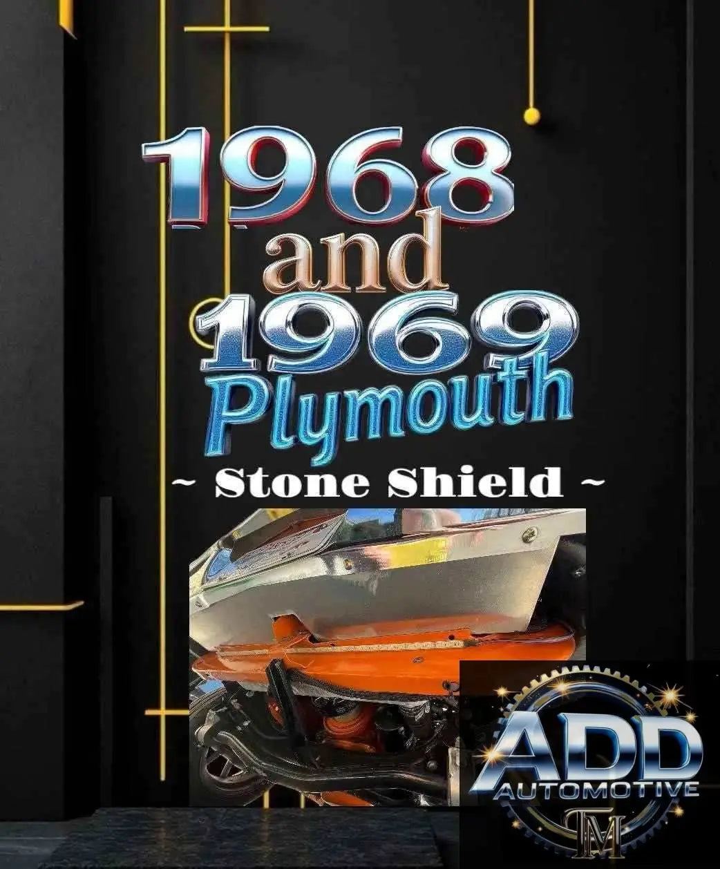 Plymouth Air Shield Stone Shield for 1968-1969 Plymouth models protecting radiator and preventing overheating
